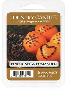 Country Candle Pinecone & Pomander vosak za aroma lampu 64 g