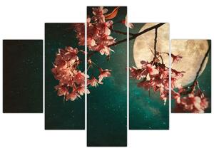 Slika - Sakura u punom mjesecu (150x105 cm)