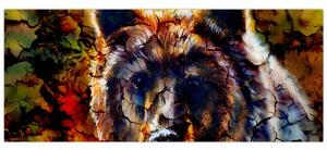 Slika - Slikani medvjed (120x50 cm)