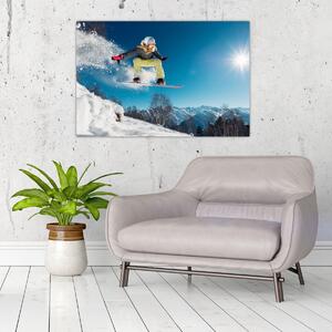 Slika - Snowboarder (90x60 cm)