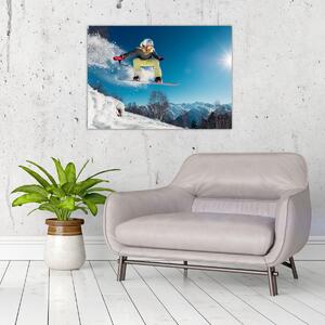 Slika - Snowboarder (70x50 cm)