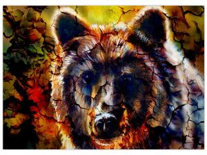 Slika - Slikani medvjed (70x50 cm)