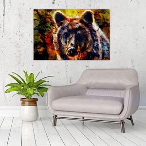 Slika - Slikani medvjed (90x60 cm)