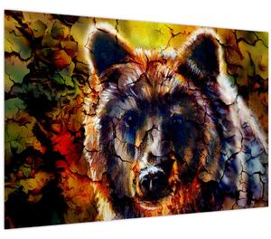 Slika - Slikani medvjed (90x60 cm)