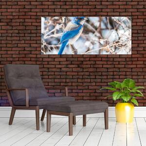 Slika - Zimska ptica (120x50 cm)