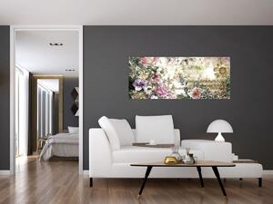 Slika - Dizajnersko cvijeće (120x50 cm)