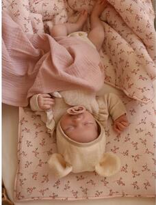Ružičasta deka za bebe od muslina 100x100 cm Baby Pink - Moi Mili