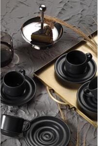 Crne šalice u setu 12 kom za espresso 75 ml – Kütahya Porselen