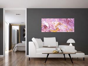 Slika - Ružičasta apstrakcija (120x50 cm)