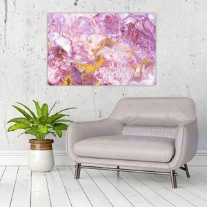 Slika - Ružičasta apstrakcija (90x60 cm)