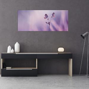 Slika - Ljubičasti leptirići (120x50 cm)