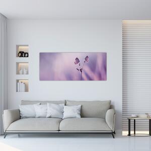 Slika - Ljubičasti leptirići (120x50 cm)