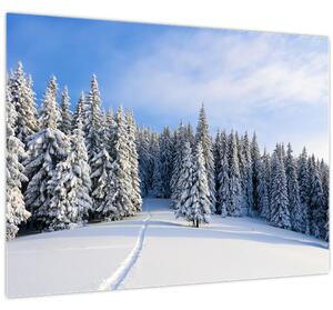 Slika - Zima u šumi (70x50 cm)