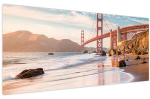 Slika - Golden Gate Bridge (120x50 cm)