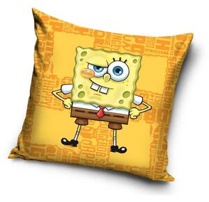 Dječja jastučnica od velura SPONGEBOB Širina: 40 cm | Duljina: 40 cm