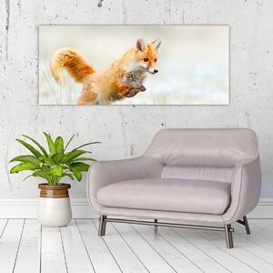 Slika - Lisica koja skače (120x50 cm)
