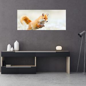 Slika - Lisica koja skače (120x50 cm)