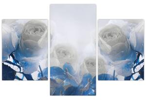 Slika - Bijele ruže (90x60 cm)