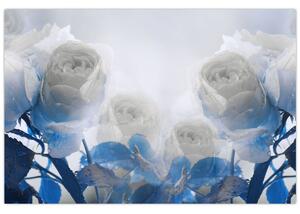 Slika - Bijele ruže (90x60 cm)