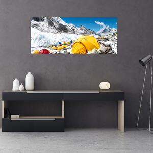 Slika - Kampiranje u planinama (120x50 cm)