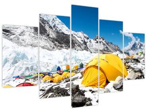Slika - Kampiranje u planinama (150x105 cm)