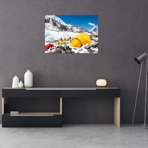 Slika - Kampiranje u planinama (70x50 cm)