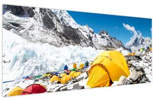 Slika - Kampiranje u planinama (120x50 cm)
