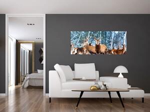 Slika - Krdo jelena (120x50 cm)
