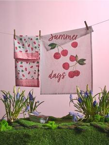 Sinsay - Set kuhinjskih krpa s motivom trešanja 2 pack