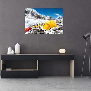 Slika - Kampiranje u planinama (90x60 cm)