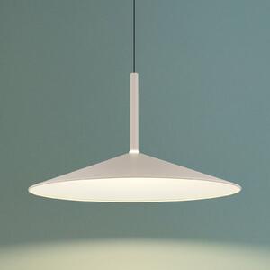 Globo LED viseća svjetiljka Lampone, boje pijeska, Ø 47 cm, metal, Soft-Lift, Bež, Dnevni boravak/blagovaonica, Metal