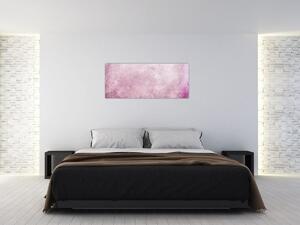 Slika - Mandala u ružičastom zidu (120x50 cm)