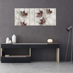 Slika - Ukrasno cvijeće (120x50 cm)