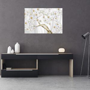 Slika - Drvo sa zlatnim dekorom (90x60 cm)