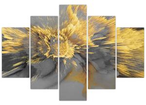Slika - Zlatna ekspanzija (150x105 cm)
