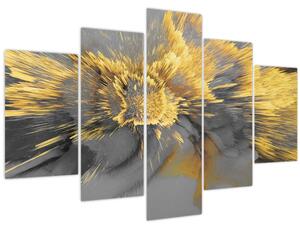 Slika - Zlatna ekspanzija (150x105 cm)