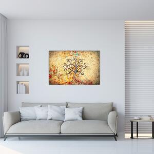 Slika - Mozaik drvo života (90x60 cm)