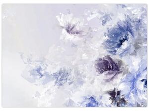 Slika - Cvijeće, teksturirana slika (70x50 cm)