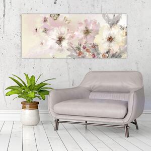 Slika - Slikano cvijeće (120x50 cm)