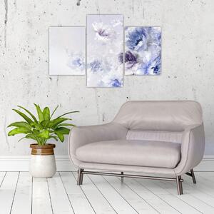 Slika - Cvijeće, teksturirana slika (90x60 cm)