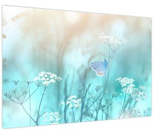 Slika - Leptirić u plavom (90x60 cm)
