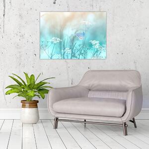 Slika - Leptirić u plavom (70x50 cm)