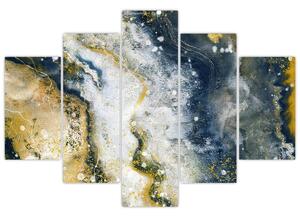 Slika - Zlatna apstrakcija (150x105 cm)