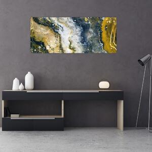 Slika - Zlatna apstrakcija (120x50 cm)