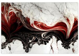 Slika - Mramorirana apstrakcija (90x60 cm)