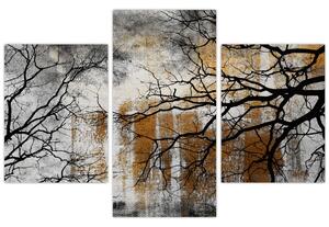 Slika - Siluete drveća (90x60 cm)