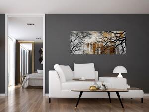 Slika - Siluete drveća (120x50 cm)