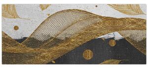 Slika - Zlatno perje (120x50 cm)