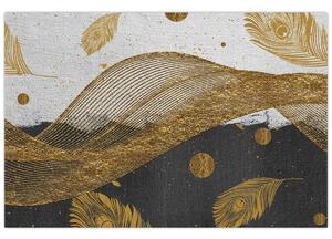 Slika - Zlatno perje (90x60 cm)
