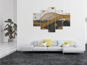 Slika - Zlatno perje (150x105 cm)